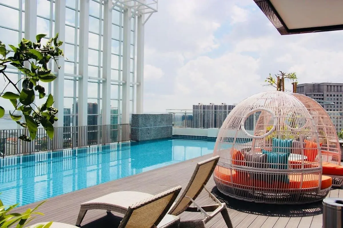 A Comfy & Bright 2Br Suasana Suite 6 Free Parking Johor Bahru 0*,